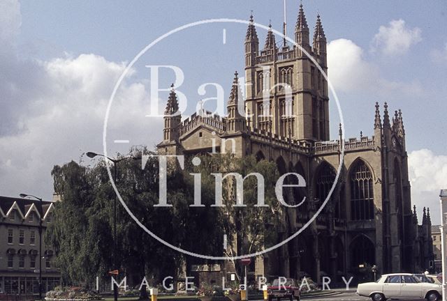 Bath Abbey and Orange Grove 1979