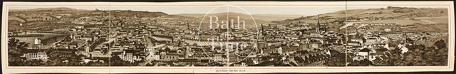 Panorama of Bath from Beechen Cliff c.1868