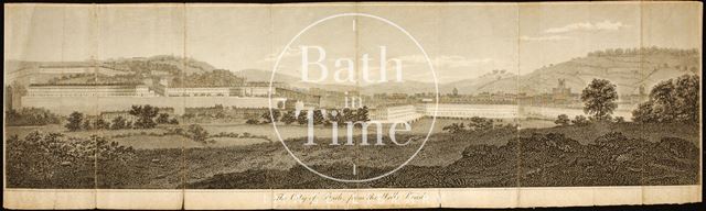 The City of Bath from the Wells Road 1804