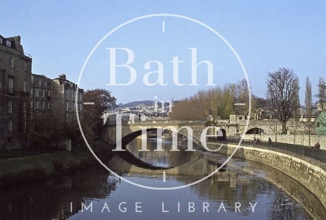 North Parade Bridge, Bath 1979