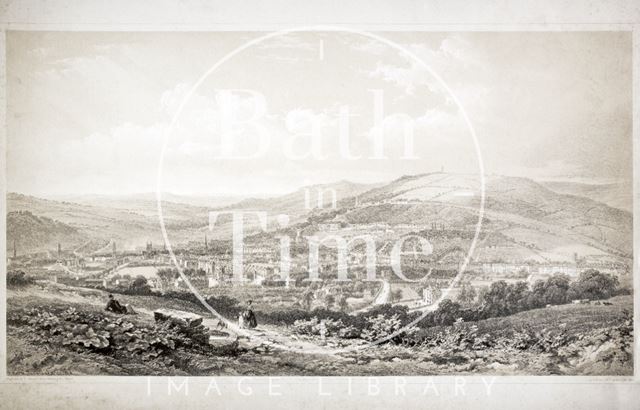 Bath from Sham Castle 1850