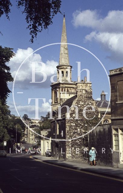 St. Swithin's Church and parish house, Walcot, Bath 1979