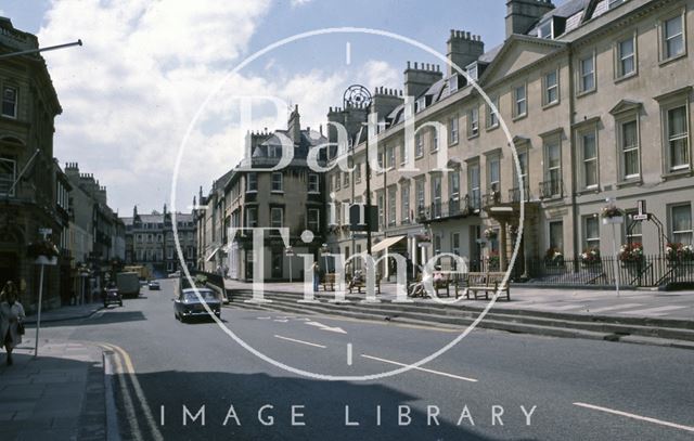 George Street and Edgar Buildings, Bath 1979