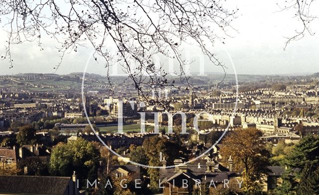 View of Bath from North Road 1979