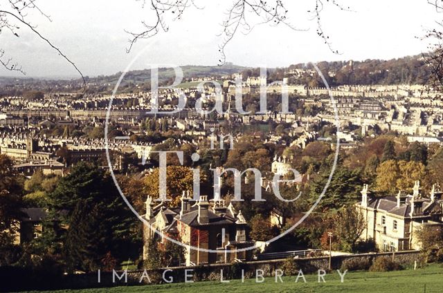 View of Bath from North Road 1979