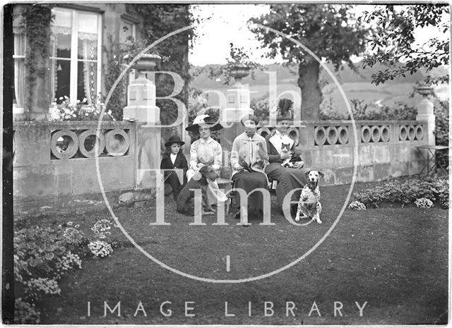 Family portrait, Monkton House, Warminster Road, Limpley Stoke, Wiltshire c.1910