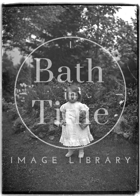 Young girl, Monkton House, Warminster Road, Limpley Stoke, Wiltshire c.1910