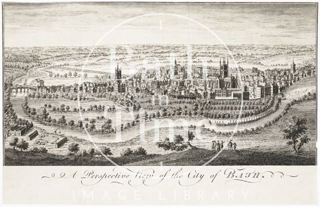 A Perspective View of the City of Bath 1758