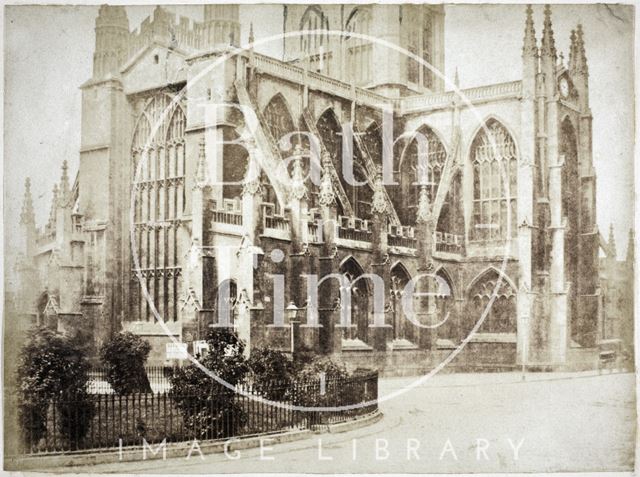 Northeast view of Bath Abbey c.1860