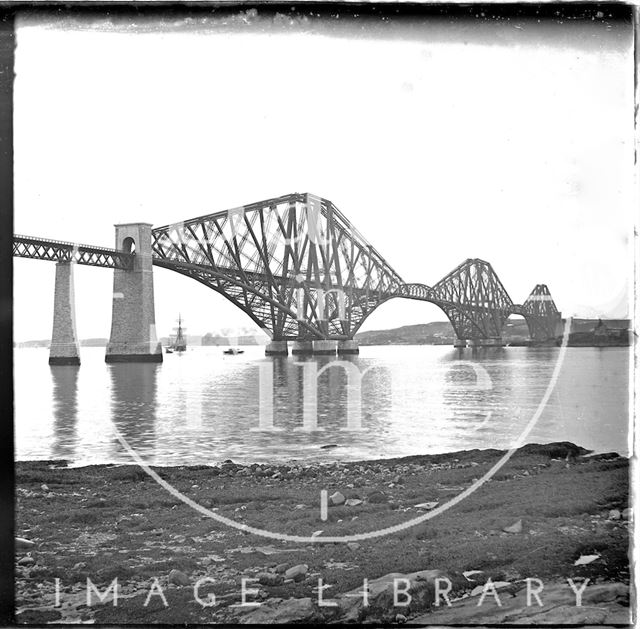 The iconic Forth Rail Bridge, Edinburgh, Scotland c.1900