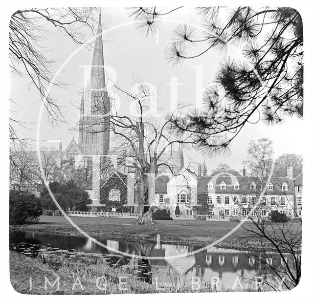 Salisbury Cathedral, Wiltshire c.1900