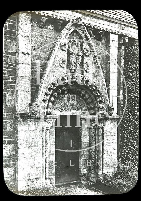 North doorway, Lullington, Somerset c.1910