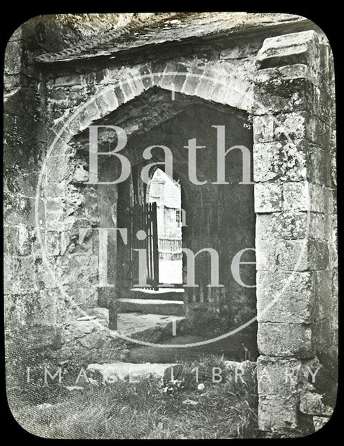 Entrance to the cloisters, Cleeve Abbey, Somerset c.1910