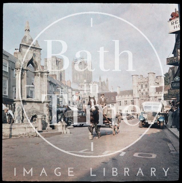 Market Square, Wells, Somerset c.1937