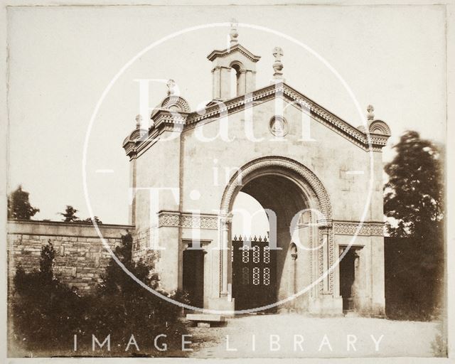 Entrance to Lansdown Cemetery, Bath c.1860