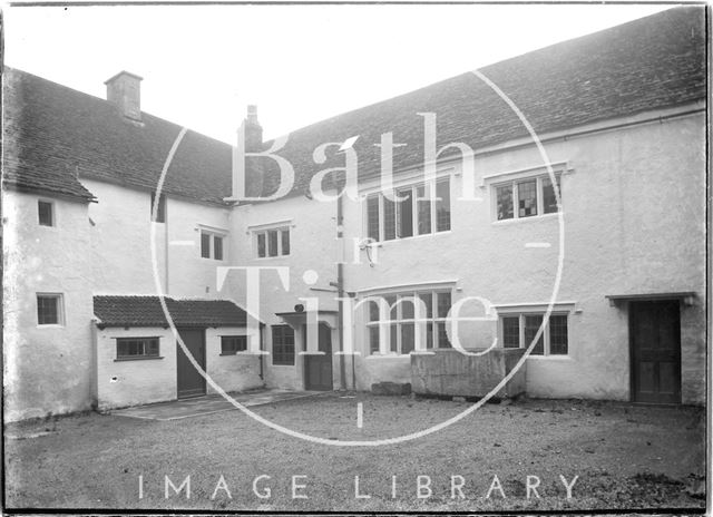 Rear of an unidentified building c.1920