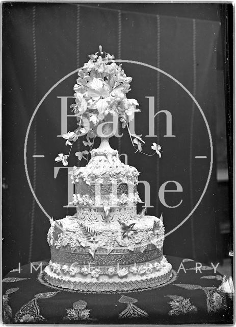 A wedding cake c.1920