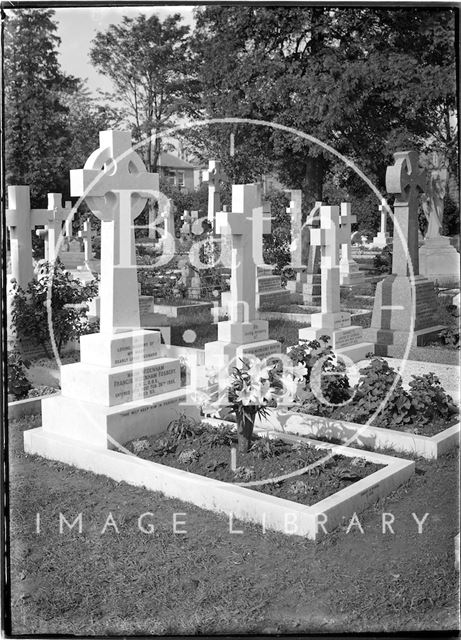 Grave of Major Francis Widdham Fosbery c.1935