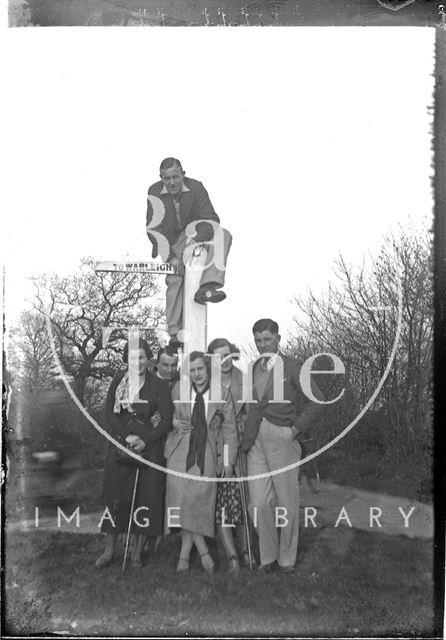 On the road to Warleigh c.1933