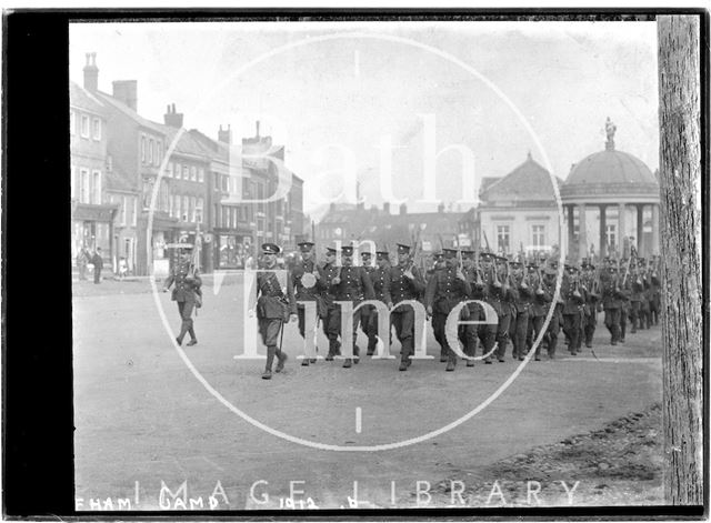 Military parade, Swaffham, Norfolk 1912