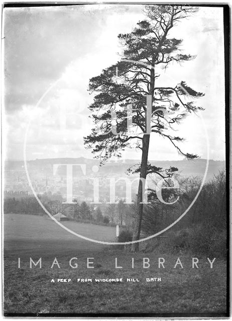 A peep from Widcombe Hill, Bath c.1900