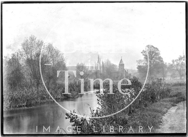 Steeple Langford, Wiltshire and the River Wylye c.1920