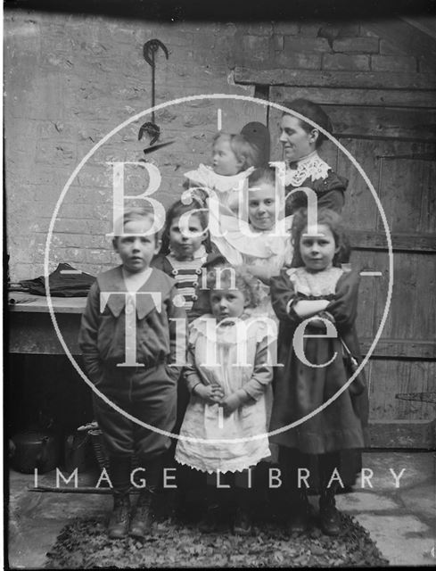 An unidentified group of children c.1890