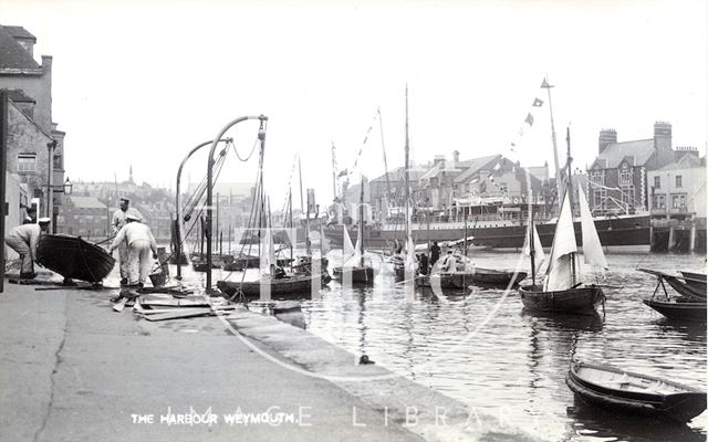 The Harbour, Weymouth, Dorset c.1910