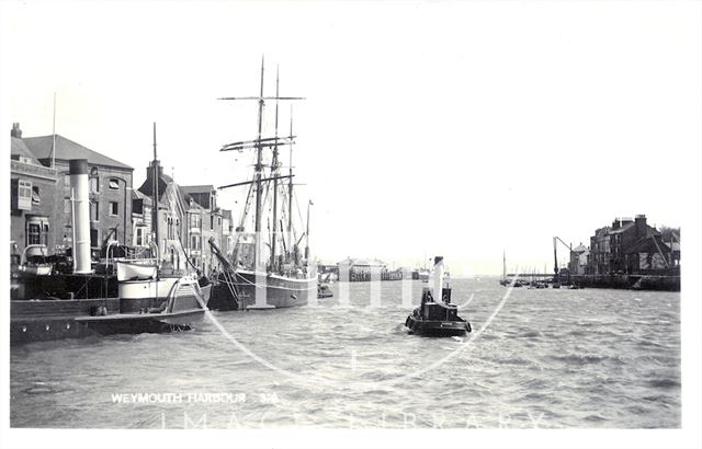 The Harbour, Weymouth, Dorset c.1910