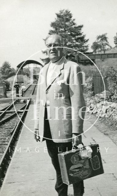 Standing on the platform of Monkton Combe Station 1952