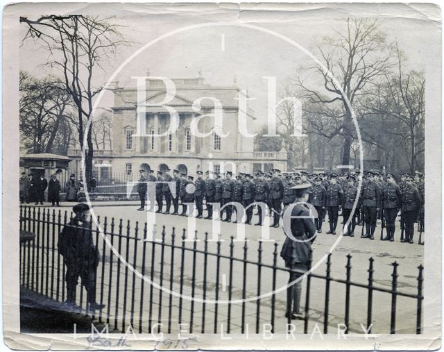 On Parade, Great Pulteney Street, Bath 1915