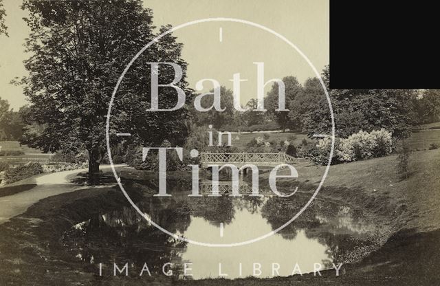 The Lake at Royal Victoria Park, Bath c.1897