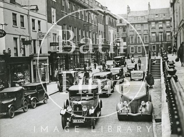 Traffic in George Street, Bath c.1930