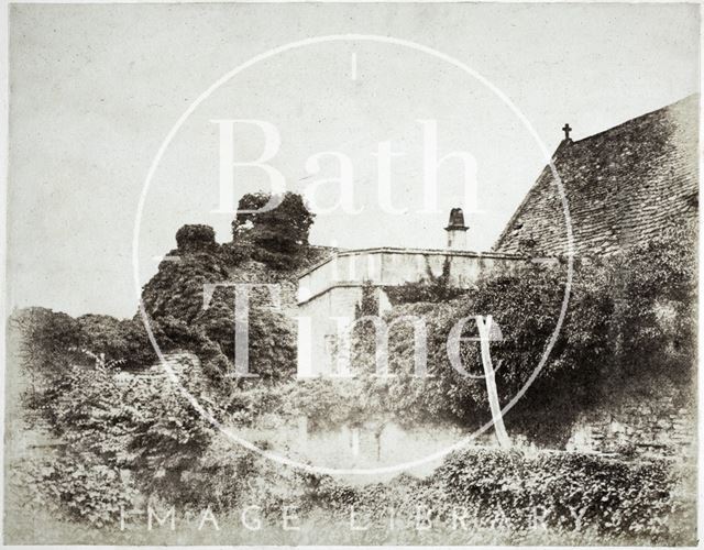 Overgrown masonry, Farleigh Castle, Somerset c.1855