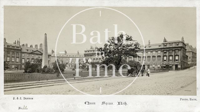 Queen Square, Bath c.1865