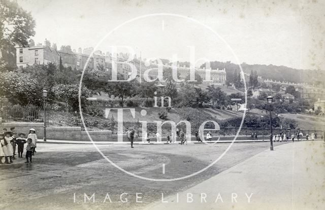 Camden Crescent and Hedgemead Park, Bath 1895