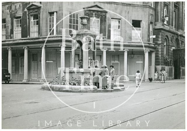 The Mineral Water Fountain, Stall Street, Bath c.1950