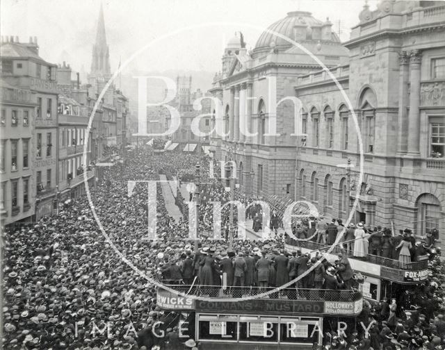 Proclamation of King George V at the Guildhall, Bath 1910