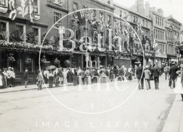 Queen Victoria's Diamond Jubilee celebrations, High Street, Bath 1897