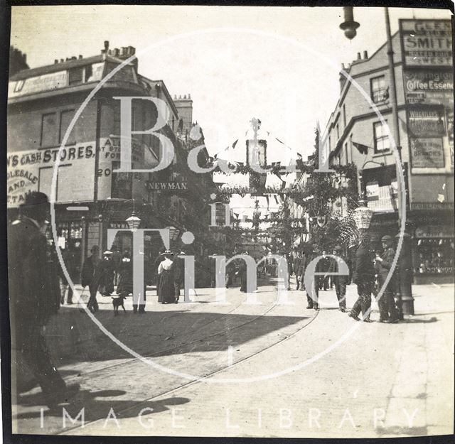 Queen Victoria's Diamond Jubilee celebrations, Stall Street, Bath 1897