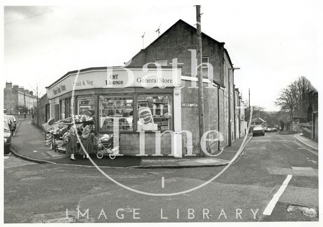 General store at the top of Summer Lane, Combe Down, Bath c.1993