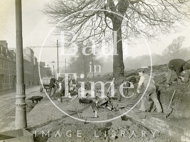 Upper Bristol Road, Looking at Royal Victoria Park, Bath 1921