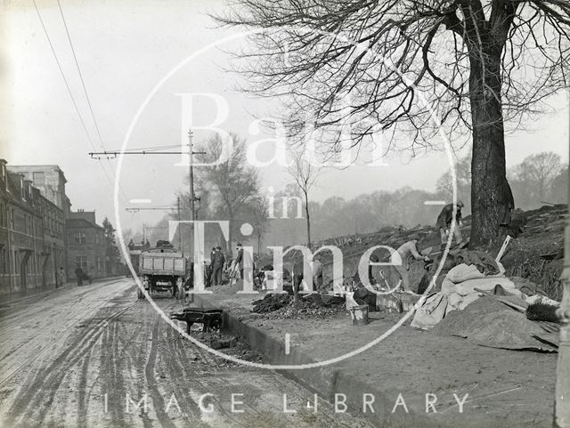 Upper Bristol Road, Looking at Royal Victoria Park, Bath 1921