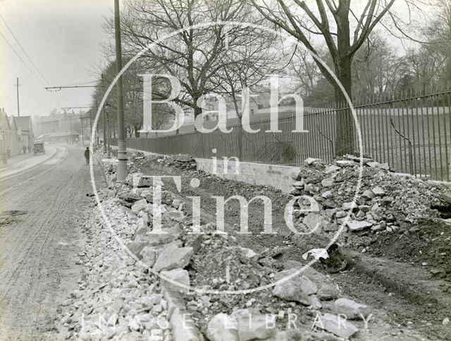 Upper Bristol Road, Looking at Royal Victoria Park, Bath 1921