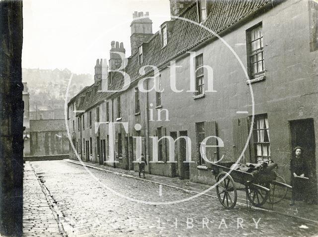 Little Corn Street, Looking towards River, Bath c.1900