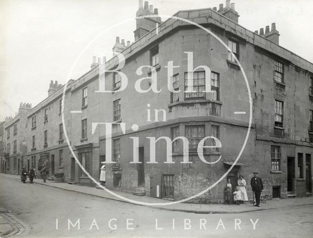 Corner of Peter Street and Corn Street, Bath c.1900