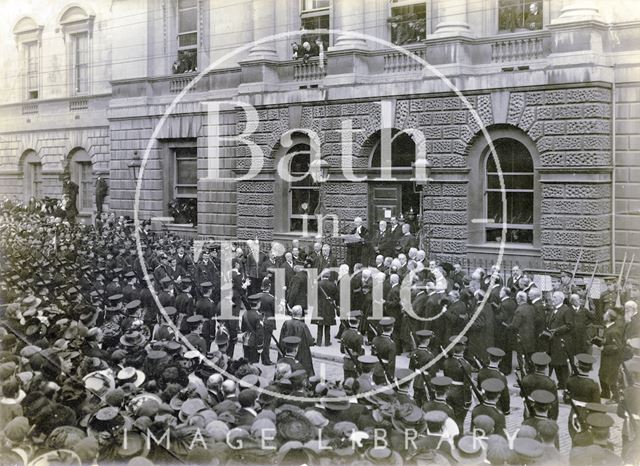 Proclamation of King George V at Guildhall, Bath 1910