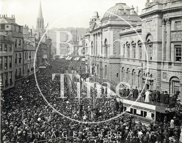 Proclamation of George V & Queen Mary, Bath 1910