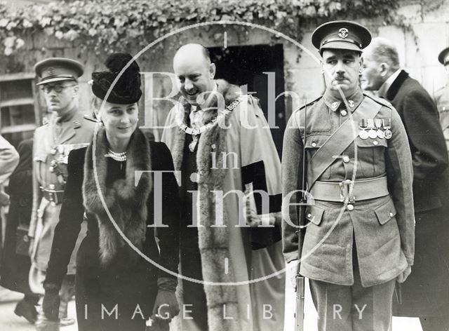 Visit of the Duchess of Kent to the Assembly Rooms, Bath 1938