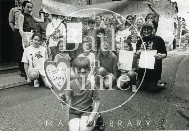 Library Closure Protests: Moorland Road and Weston, Bath 1992